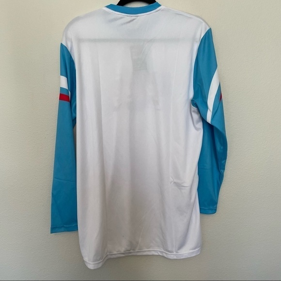 New in package Houston push warmup long sleeve white jersey sz.L - Picture 4 of 4